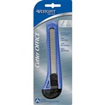 WESTCOTT 84003 OFFICE KNIFE CUTTER WITH BLADE 18MM BLUE