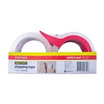SELLOTAPE HEAVY DUTY PACKAGING TAPE 48MM X 50M SUPER CLEAR PACK 2
