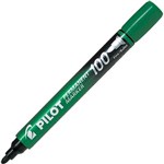 PILOT SCA100 PERMANENT MARKER BULLET 10MM GREEN