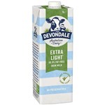 DEVONDALE LONG LIFE SKIM MILK 1 LITRE