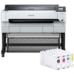 EPSON SURECOLOR T5460M LARGE FORMAT PRINTER AND E41V INK CARTRIDGE COMBO