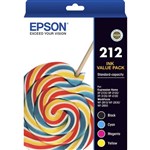 EPSON C13T02R692 212 INK CARTRIDGE VALUE PACK BLACKCYANMAGENTAYELLOW