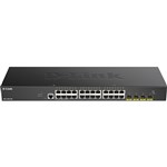 DLINK DGS125028X 28PORT GIGABIT SMART MANAGED SWITCH WITH 24 RJ45 AND 4 SFP 10G PORTS