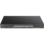 DLINK DGS125028XMP 28PORT GIGABIT SMART MANAGED POE SWITCH WITH 24 RJ45 AND 4 SFP 10G PORTS