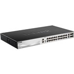 DLINK DGS313030TS 30PORT STACKABLE GIGABIT LAYER 3 SWITCH WITH 6 10GBE PORTS