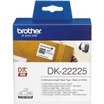 BROTHER DK22225 CONTINUOUS PAPER LABEL ROLL 38MM X 3048M WHITE