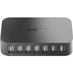 DLINK DUBH7 POWERED 7PORT HUB USBA 20 BLACK