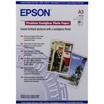 EPSON S041334 PREMIUM SEMIGLOSS PHOTO PAPER 250GSM A3 WHITE PACK 20