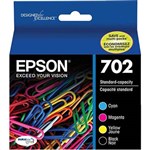 EPSON 702 INK CARTRIDGE CYANMAGENTAYELLOWBLACK