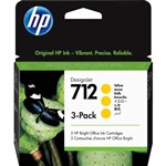 HP 3ED79A 712 INK CARTRIDGE 29ML YELLOW PACK 3