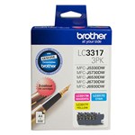 BROTHER LC33173PK COLOUR PACK 550 PAGES CYAN MAGENTA YELLOW