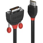 LINDY 36271 BLACK LINE HDMI CABLE TO DVID 1M BLACK