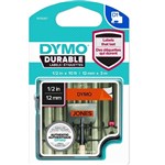 DYMO D1 LABEL TAPE 12MM BLACK ON ORANGE