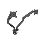 MONSTER DUAL ARM MONITOR MOUNT UP TO 27 INCHES BLACK