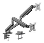 BRATECK DUAL MONITOR ARM  1732 MONITORS  VESA 75X75 100X100