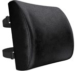 FORTEM LUMBAR SUPPORT  BLACK VELOUR