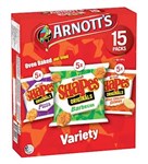 ARNOTTS SHAPES MULTIPACK CRACKERS VARIETY 15 PACK