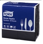 TORK 2314371 DINNER COCKTAIL 400X400MM 2PLY BLACK PK100
