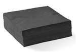 BIOPAK BIONAPKINS COCKTAIL NAPKIN 2 PLY BLACK PACK 250
