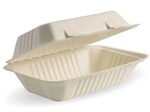 23X15X8CM  9X6X3IN NATURAL PLANT FIBRE CLAMSHELL CTN250