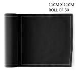 MY DRAP BASICS 100 COTTON BLACK COCKTAIL NAPKIN 11CMX11CM ROLL OF 50 SHIPS FROM SYDNEY