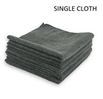 PREMIUM 330GSM KNITTED MICROFIBRE CLOTH  CHARCOAL 40CM X 40CM SHIPS FROM SYDNEY