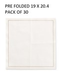 MY DRAP BASICS 100 COTTON CREAM LUNCHEON NAPKIN 19 X 204 PILLED AND FOLDED 14 SHIPS FROM SYDNEY