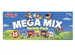 KELLOGGS MEGA MIX VARIETY 25 SACHETS 675G