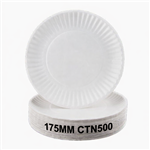 CAPRI PAPER PLATE UNCOATED 7 175MM 500CTN 