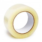 PVC PACKAGING TAPE NOISELESS 48MM  X 66MTR ROLL CLEAR