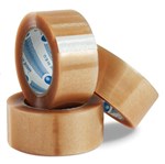 NATURAL RUBBER PP PACKAGING TAPE 48MM X 75MTR  BROWN 