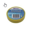 ELECTRICAL TAPE PVC 18MM X 20M YELLOW