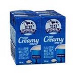 DEVONDALE FULL CREAM LONG LIFE MILK 200ML PK6