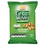 GRAINWAVES SOUR CREAM  CHIVES 40GM