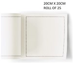 MY DRAP BASICS 100 COTTON CREAM LUNCHEON NAPKIN 20CMX20CM ROLL OF 25 SHIPS FROM SYDNEY