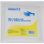 FAC 101308 FIRST AID NON ADHERENT WOUND DRESSING 10CM X 10CM BX50