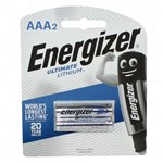 ENERGIZER L92BP2 ULTIMATE LITHIUM BATTERY AAA PK2
