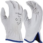 MAXISAFE LEATHER COTTON GLOVES MAXISAFE RIGGER GLOVE NATURAL COWGRAIN  COTTON 2XL