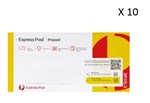 EXPRESS POST ENVELOPE SMALL DL WINDOW FACE PACK 10