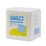 FAC GAUZE SWAB SQUARES 75 X 75MM SQUARE PACK 100
