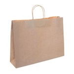 BROWN PAPER BAG TWIST HANDLE 420 X 320MM PACK 25