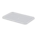 CASTAWAY CONTAINER LID RECTANGULAR MICROWAVE PACK 50