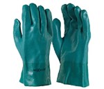MAXISAFE CHEM RESISTANT GLOVES CHEMICAL RESISTANT GLOVE PVC DOUBLE DIPPED GREEN 27CM