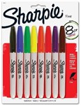 SHARPIE S30217 PERMANENT MARKER BULLET POINT FINE WALLET 8