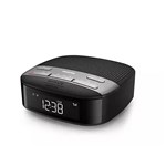 PHILIPS DAB PLUS FM CLOCK RADIO BLACK