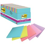 POSTIT 65424SSMIA SUPER STICKY RECYCLED NOTES 76 X 76MM SUPERNOVA CABINET PACK 24