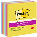 POSTIT 65410SSJOY SUPER STICKY NOTES 76 X 76MM SUMMER JOY PACK 10