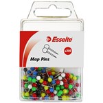 ESSELTE 45108 MAPPING PINS ASSORTED COLOURS PK200