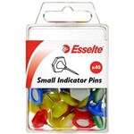 ESSELTE 45113 INDICATOR PINS SMALL ASSORTED PK40