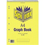 SPIRAX 55237 585 GRAPH BOOK 5MM A4 TO 60 PAGE 297X207MM